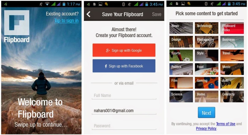 Flipboard - android app developers india